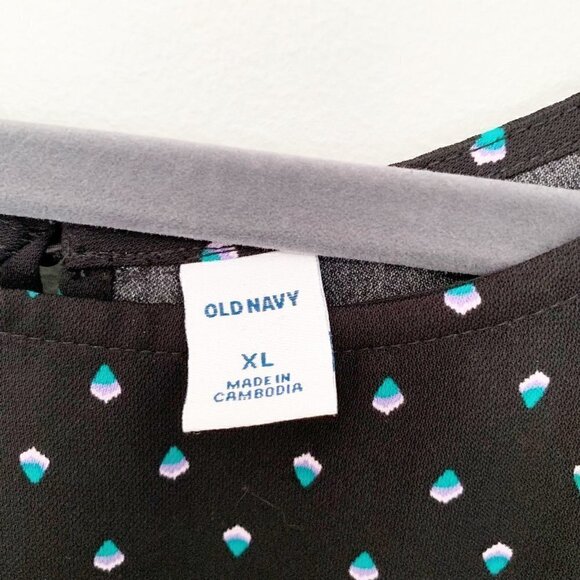 NEW Old Navy long bell sleeve ice cream cone printed lightweight top - XL - Picture 5 of 10